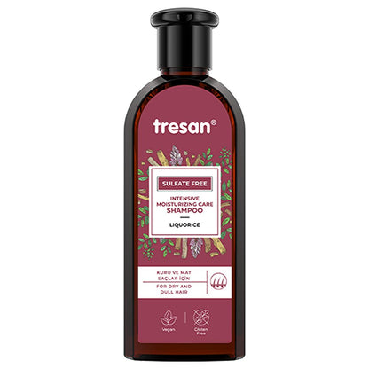 Tresan Sulfate-Free Shampoo with Licorice Root Extract - Moisturizing, Gentle, Natural Hair Care - 10.14 fl oz