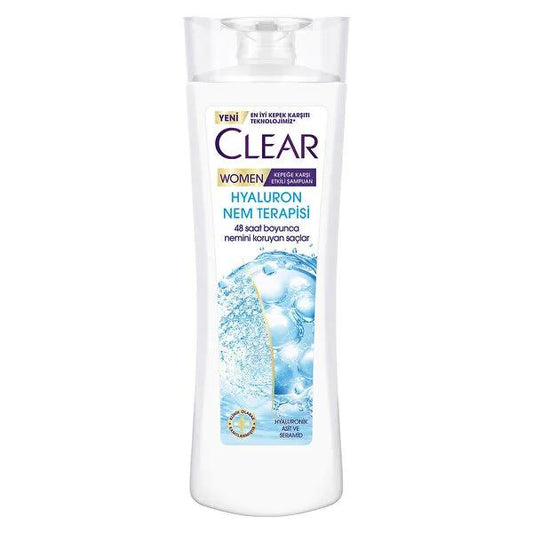 Clear Women Hyaluronic Acid Moisturizing Shampoo - Anti-Dandruff, 11.83 fl oz