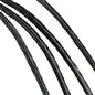 Donna Bella Hair Extension Feathers, Solid Black, 7-30 cm