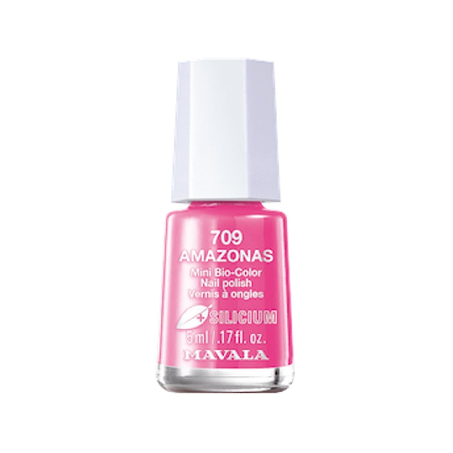 Mavala Mini Bio-Color Nail Polish with Silicon - Amazonas 5ml, Travel-Friendly Nail Care