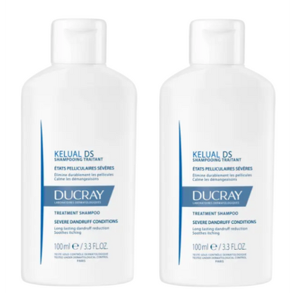 Ducray Kelual DS Anti-Dandruff Treatment Shampoo Set of 2