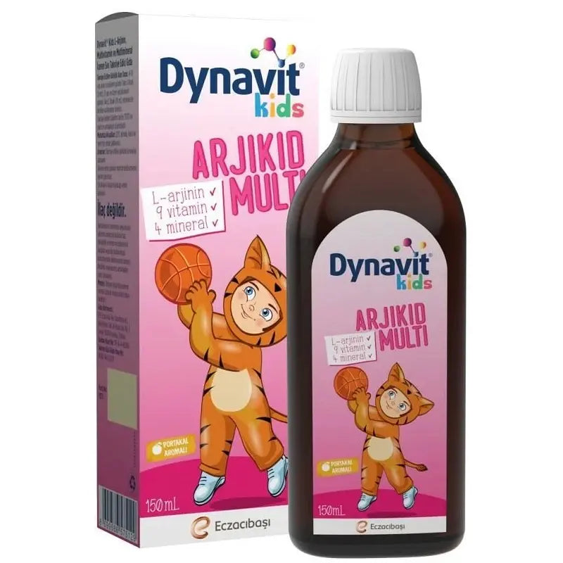 Dynavit Arjikid Multi Orange Flavor Liquid Supplement 150ml