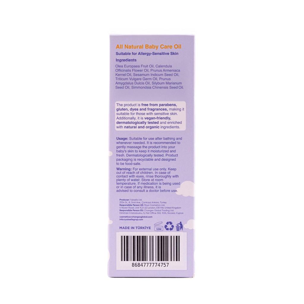 Babyton Baby Natural Care Oil for Soft Skin 50 ml