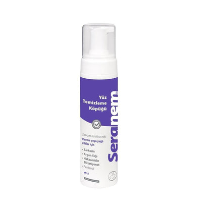 Seranem Facial Cleansing Foam 200ml - Gentle Skincare for Effective Face Cleaning