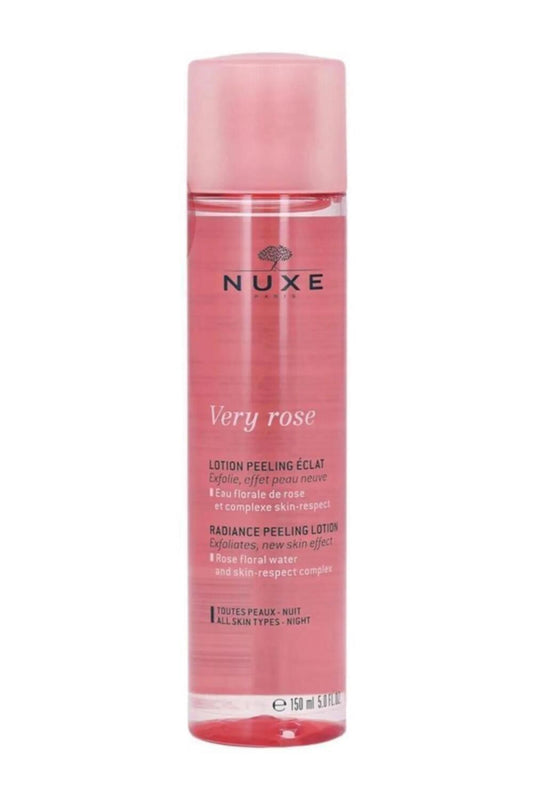 Nuxe Very Rose Radiance Peeling Lotion 150ml - Gentle Exfoliating Skincare for All Skin Types