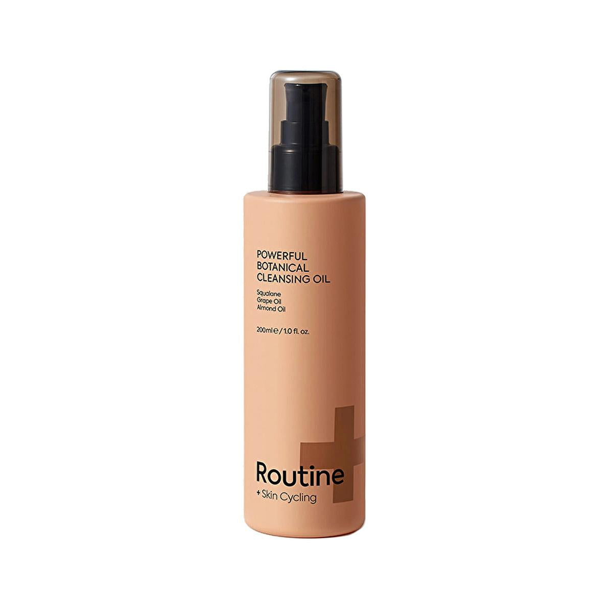 Routine+ Botanical Makeup and Face Cleansing Oil 200 ml - Natural Face Cleanser for Sensitive Skin