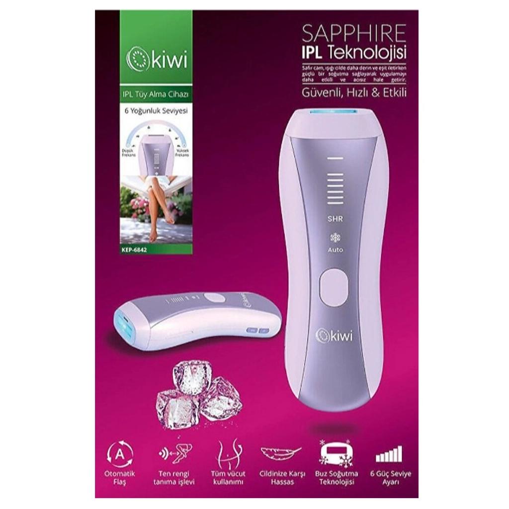 Kiwi KEP-6842 IPL Hair Removal Device for Smooth Skin