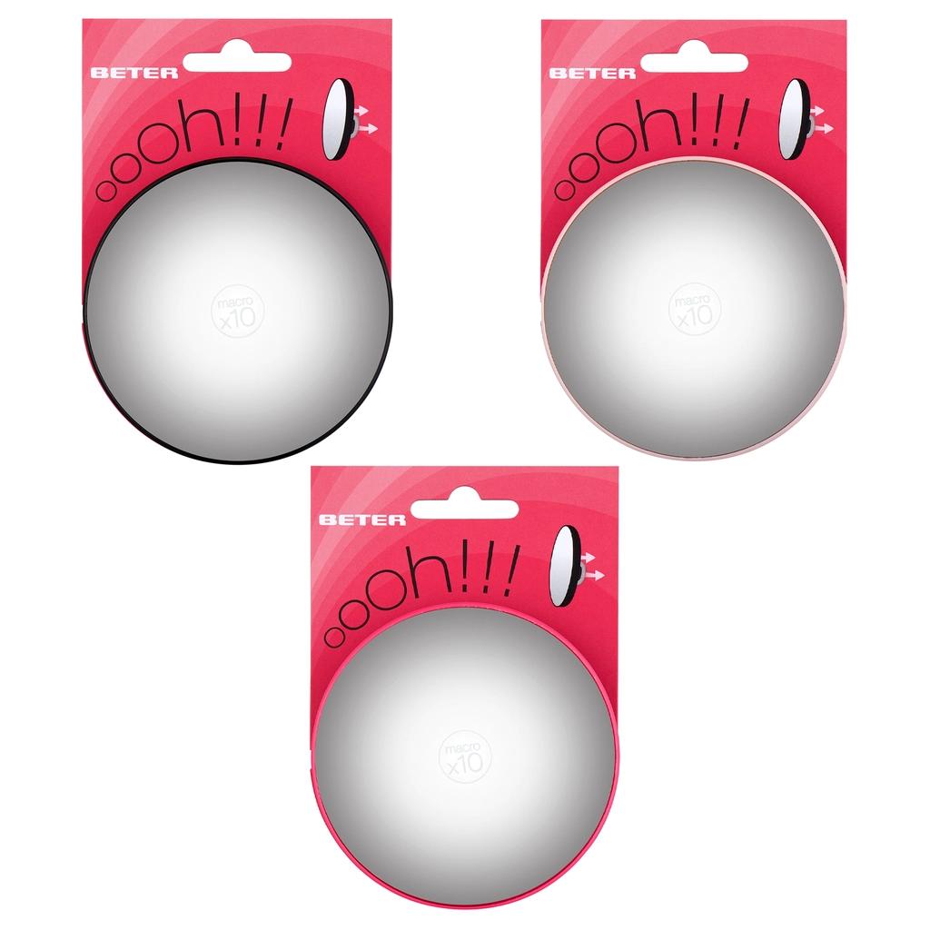 Beter 10x Magnifying Suction Cup Mirror for Precise Grooming