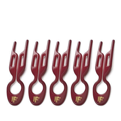 Fiona Franchimon No 1 Hairpin Ruby Red 5 Pack
