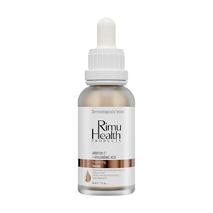Rimu Health: Arbutin 2% Hyaluronic Acid Face Serum - Dark Spot Corrector, Skin Tone Evening & Brightening Serum for Hyperpigmentation - 30ml