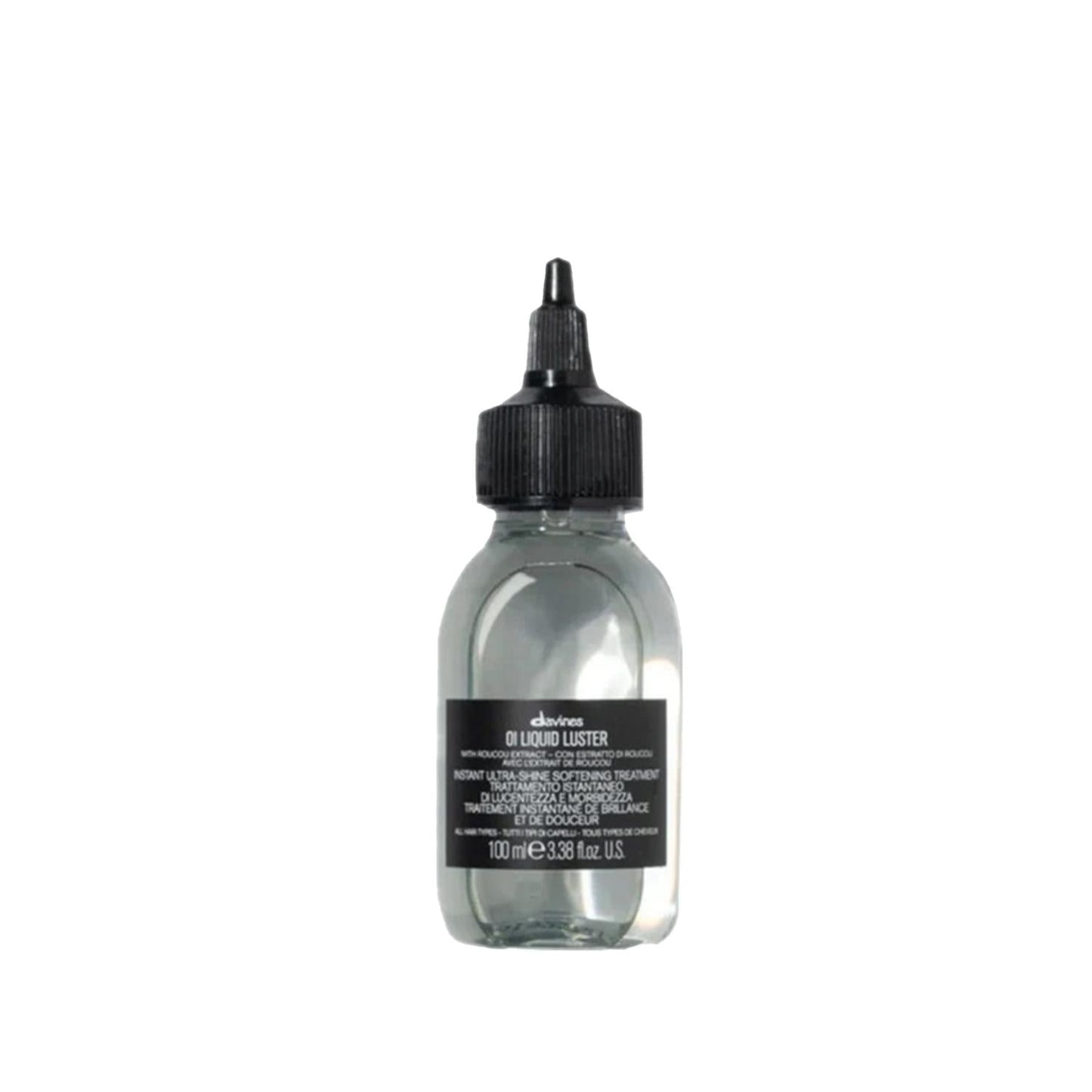 Davines OI Liquid Luster Hair Serum: Achieve Intense Shine & Gloss with this Leave-In Hair Treatment - 100ml
