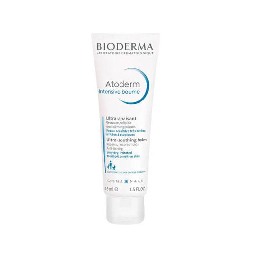 Bioderma Atoderm Intensive Baume: Soothe Dry, Itchy, Atopic Skin | Gentle Moisturizing Cream for Face & Body | Safe for Babies, Kids, Adults