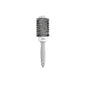 Olivia Garden Expert Blowout Shine Hair Brush - Professional Detangling & Styling Brush for Smooth Blowouts - White & Grey 45