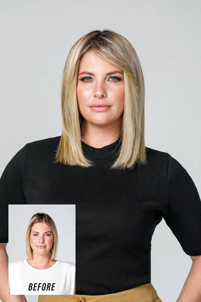 Jon Renau easiPart T HD 12" by easihair, Color 1B Hair Extension