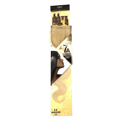 EBIN New York 4x4 Closure Body Wave 14'' (613) Hair Extension