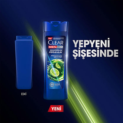 Clear Men Deep Clean Shampoo - 14.1 Fl Oz | Refreshing Formula