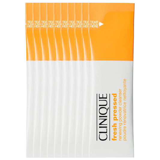 Clinique Fresh Pressed Renewing Powder Cleanser with Pure Vitamin C - Vitamin C Powder Cleanser for Brightening & Retexturizing