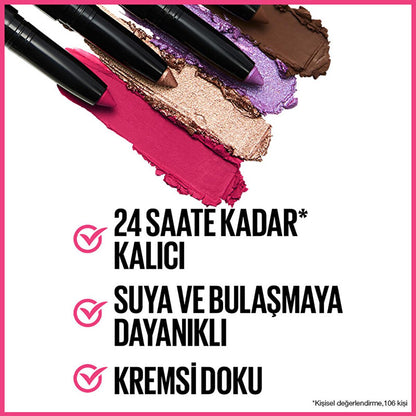 Maybelline Tattoo Gel Eye Shadow - Long-Lasting, Creamy, Waterproof Eye Makeup for Bold Looks
