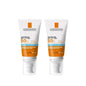 La Roche-Posay Anthelios UVMune SPF 50+ Sunscreen: High UVA/UVB Protection, Moisturizing, & Ideal for Sensitive Skin (2 x 50ml)