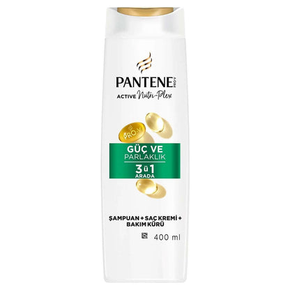 Pantene Pro-V 3-in-1 Strength & Shine Shampoo 400 ml