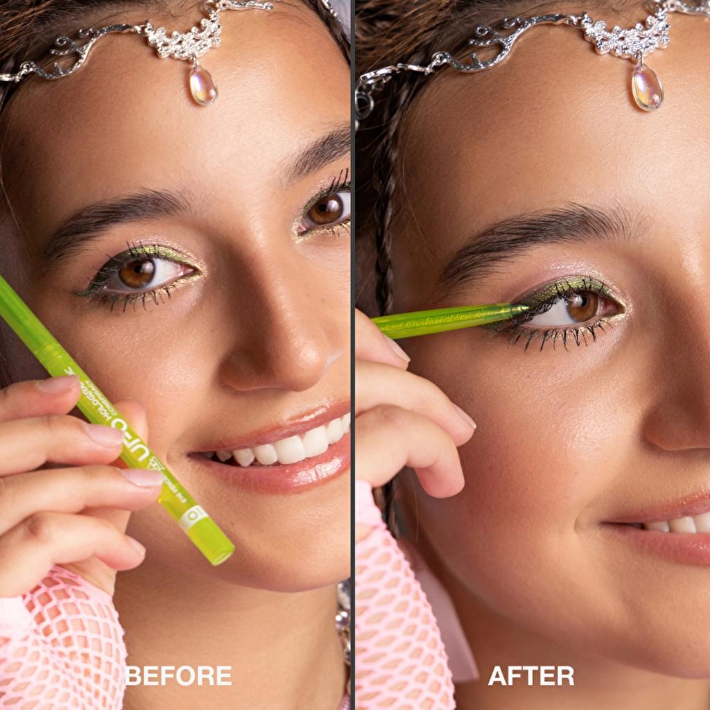 Beauty Bomb Duochrome Eyeliner in Alien Green 1g