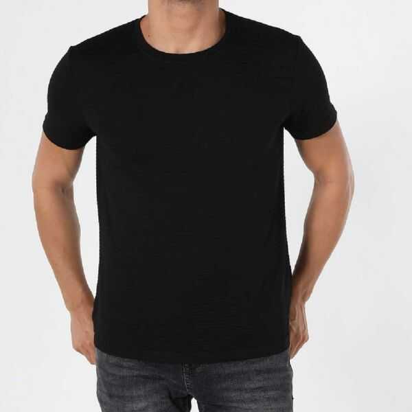 Eros ERS004 Compact Crew Neck Black T-Shirt 2-Pack