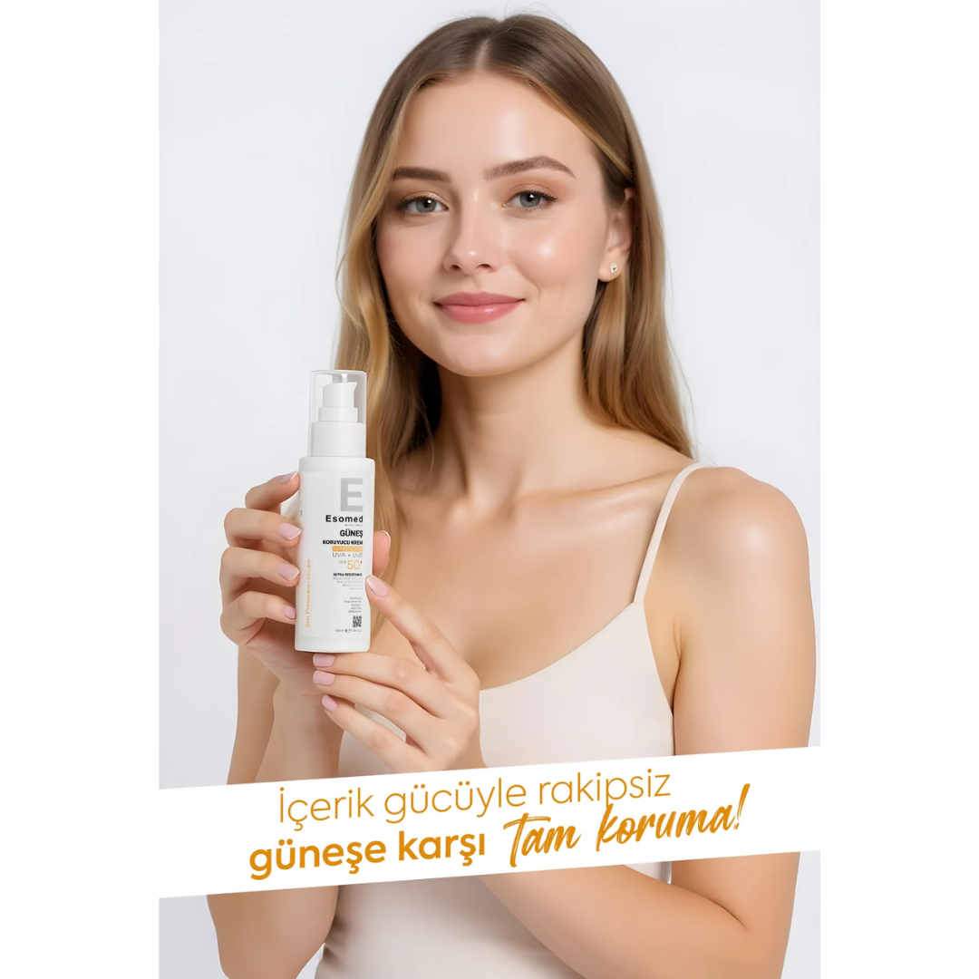 Esomed SPF 50+ Sunscreen Cream for All Skin Types 100 ml