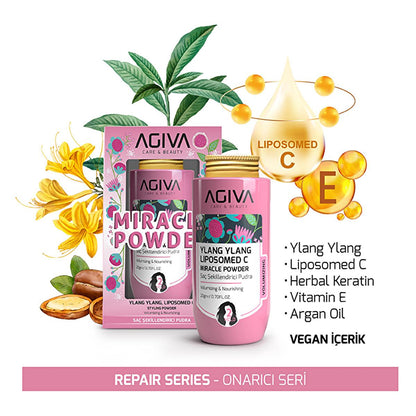 Agiva Ylang Ylang Lipozomed C Hair Volumizing Powder: Add Volume, Reduce Oil & Achieve a Matte Finish