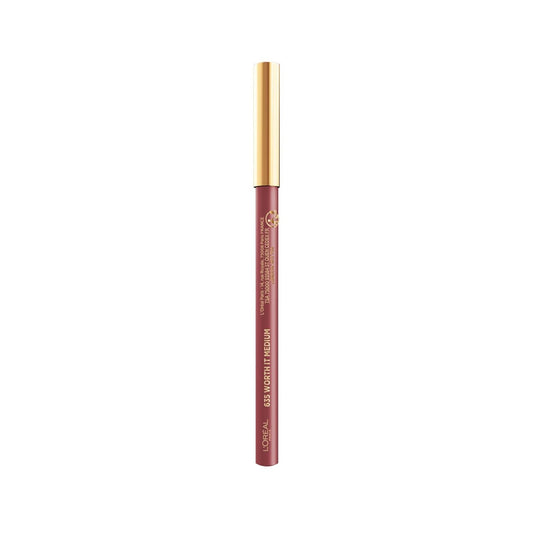 Loreal Paris Color Riche Lipstick 635 Worth It Medium - Rich Color, Moisturizing, Easy Apply