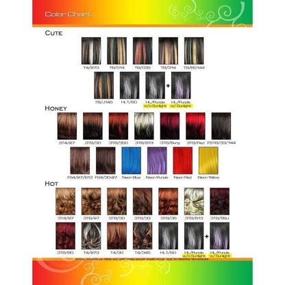 Unique Exotic Collection Loveable Wig - Choose Color