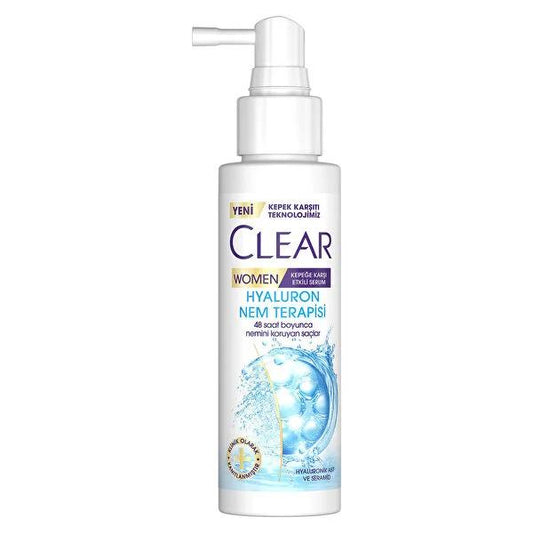 Clear Women Hair Care Serum - Anti-Dandruff, Hyaluronic Acid Moisturizing Serum for Dry Scalp Treatment