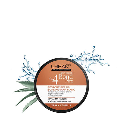 Urban Care Bond Plex Hair Mask - Repair & Nourish Damaged Hair, Vegan & Paraben-Free, 7.78 fl oz