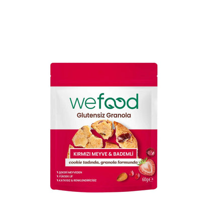 Wefood Gluten-Free Almond & Red Fruit Granola 60g