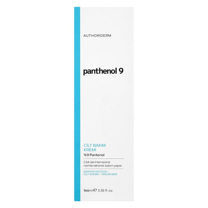 Authoriderm Panthenol 9% Skin Care Cream Soothing Moisturizer 100 ml