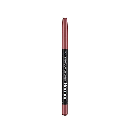 Flormar Mat Lip Liner - Waterproof, Long-Lasting, Matte Finish, 203 Subdued Pink