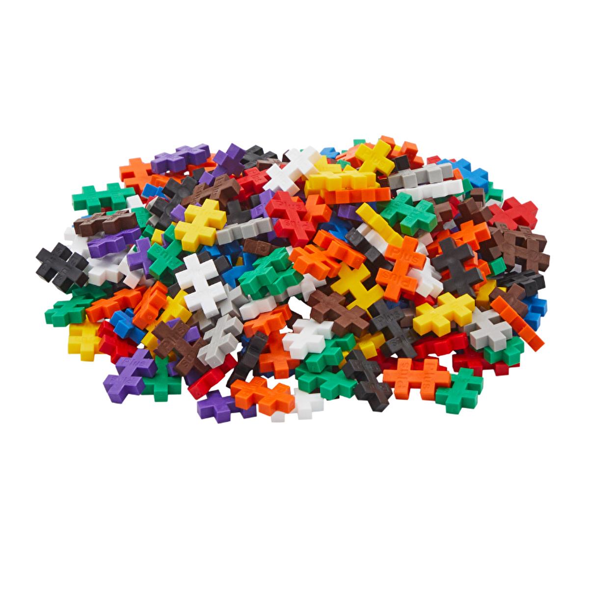 Plus Plus Construction Toy Basic Mix 240 Piece Set - Creative Building Blocks Made in Denmark