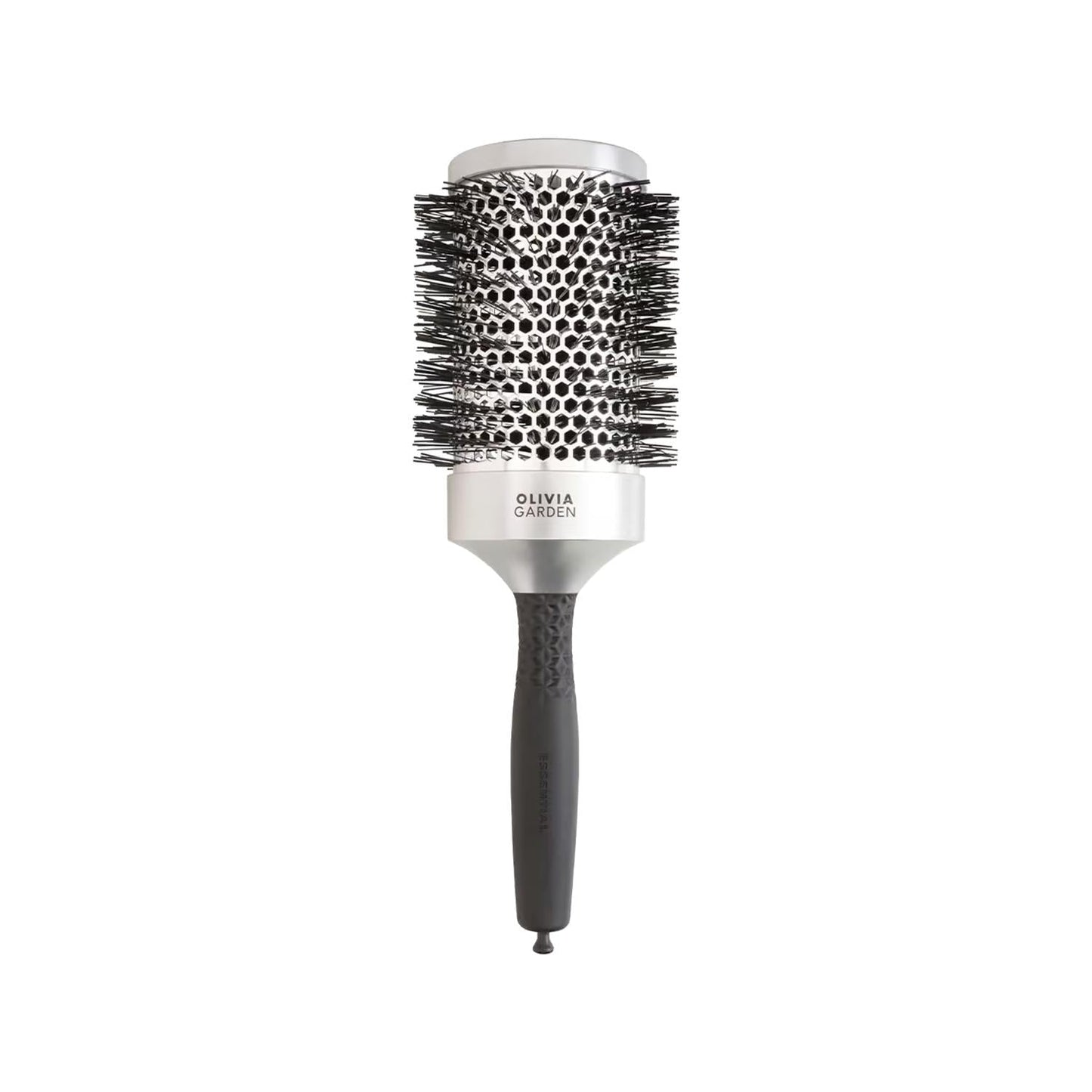 Olivia Garden Essential Blowout Classic Silver Hair Brush - Blowout Brush for Smooth Styling & Drying