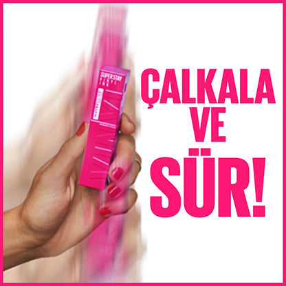 Maybelline New York Super Stay Vinyl Ink Liquid Lipstick - Long-Lasting, Smudge-Proof, High Gloss Finish - 145 Rogue