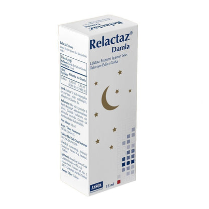 Relactaz: Lactase Enzyme Drops for Infants & Adults - Dairy Digestion Aid, Colic & Lactose Intolerance Relief - 15ml Easy-Dose Liquid Supplement
