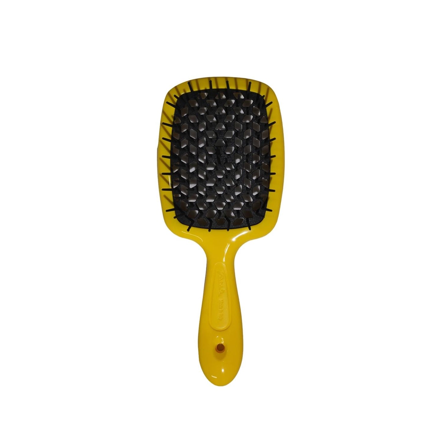 Janeke Superbrush Detangling Hairbrush Yellow & Black