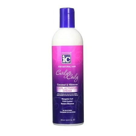 Fantasia Curly & Coily Curl Activator Cream 12.5 oz Curly Hair Styling