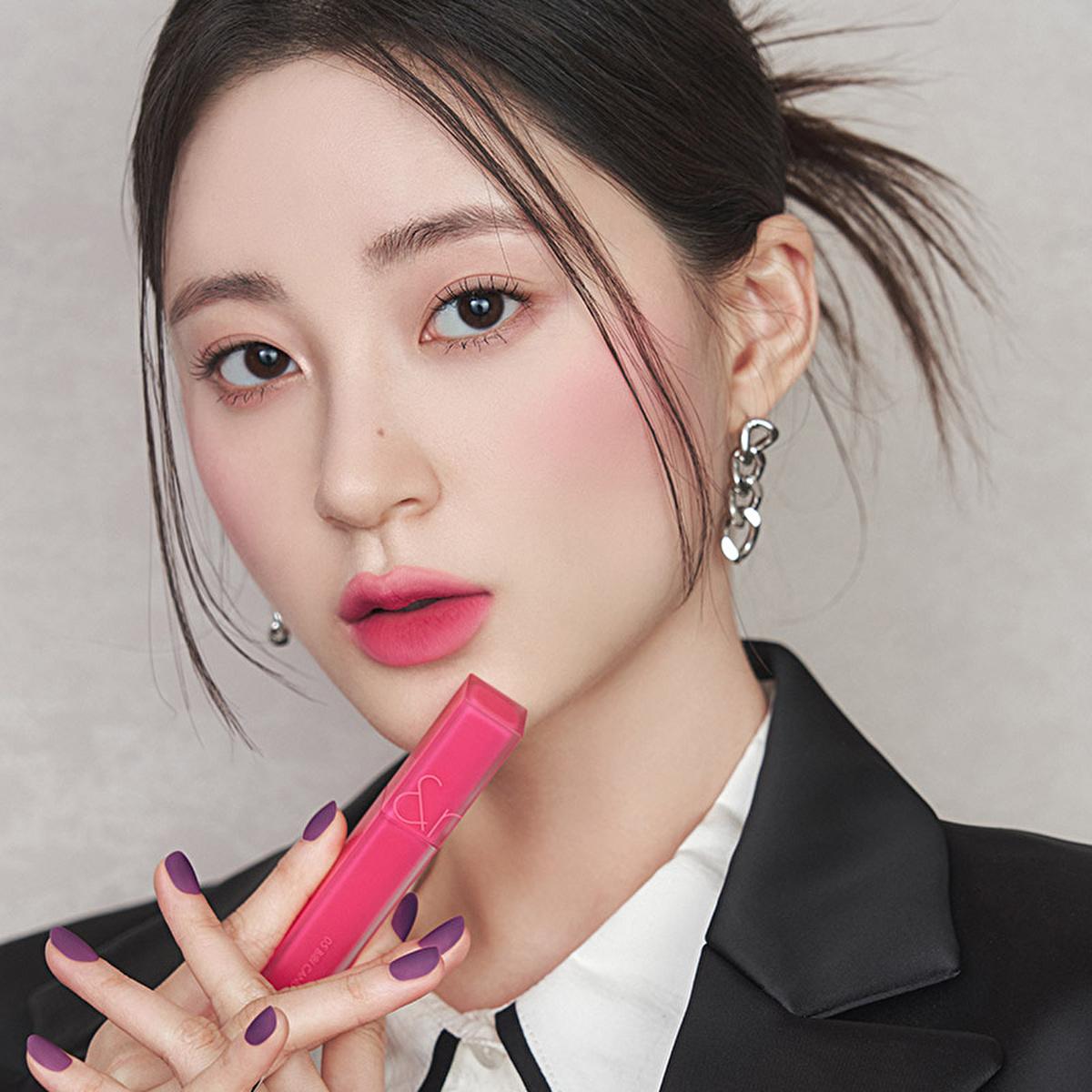 rom&nd Blur Fudge Tint Liquid Matte Lipstick - Long-Lasting Matte Lip Tint for Smooth, Non-Drying Lips