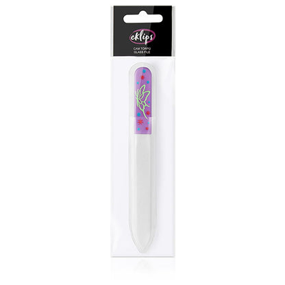 Eklips Glass Nail File AC84229S - Double-Sided Nail Care Tool for Gentle Shaping and Hygiene