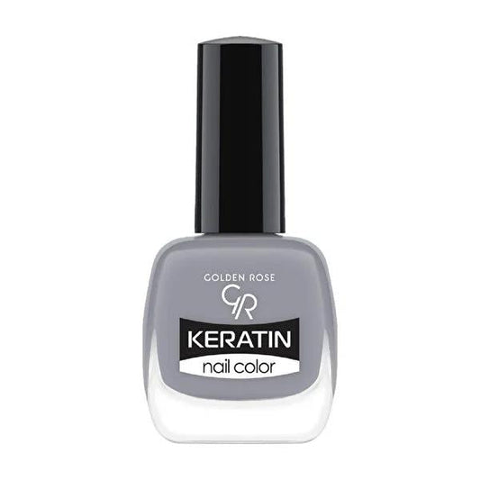 Golden Rose Keratin Nail Polish - Long-Lasting Shiny Finish, Keratin Enriched Formula, Rich Color Options