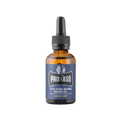 Proraso Azure Lime Beard Oil for Softening & Shine 30 ml