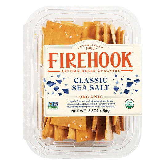 Firehook Crackers - 'Sea Salt' Mediterranean Crackers (5.5OZ)
