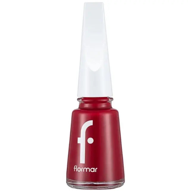 Flormar Nail Enamel 048 Fiery Red Glossy Finish 11ml