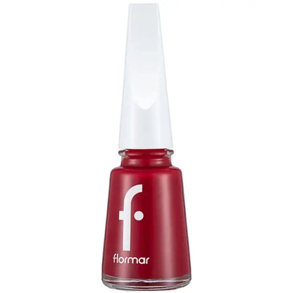 Flormar Nail Enamel 048 Fiery Red Glossy Finish 11ml