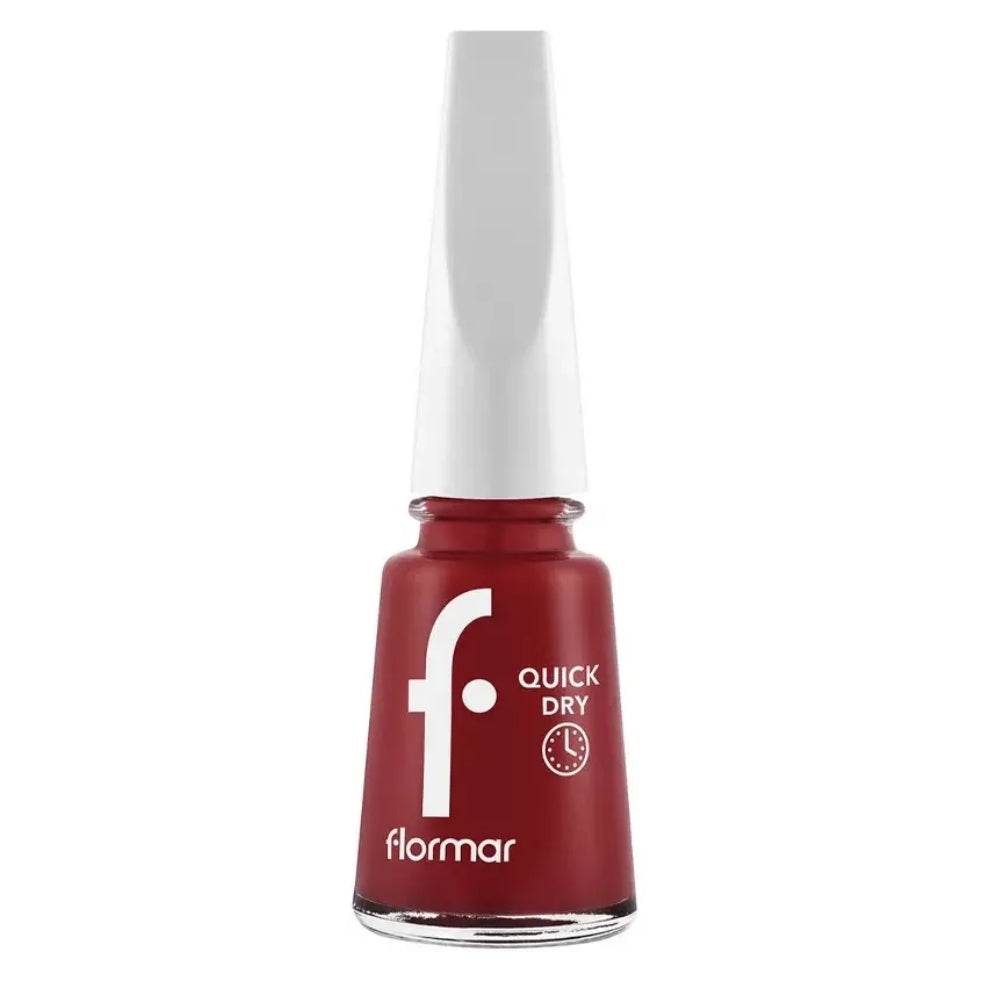 Flormar Quick Dry Nail Enamel QD04 Red Flag 11ml