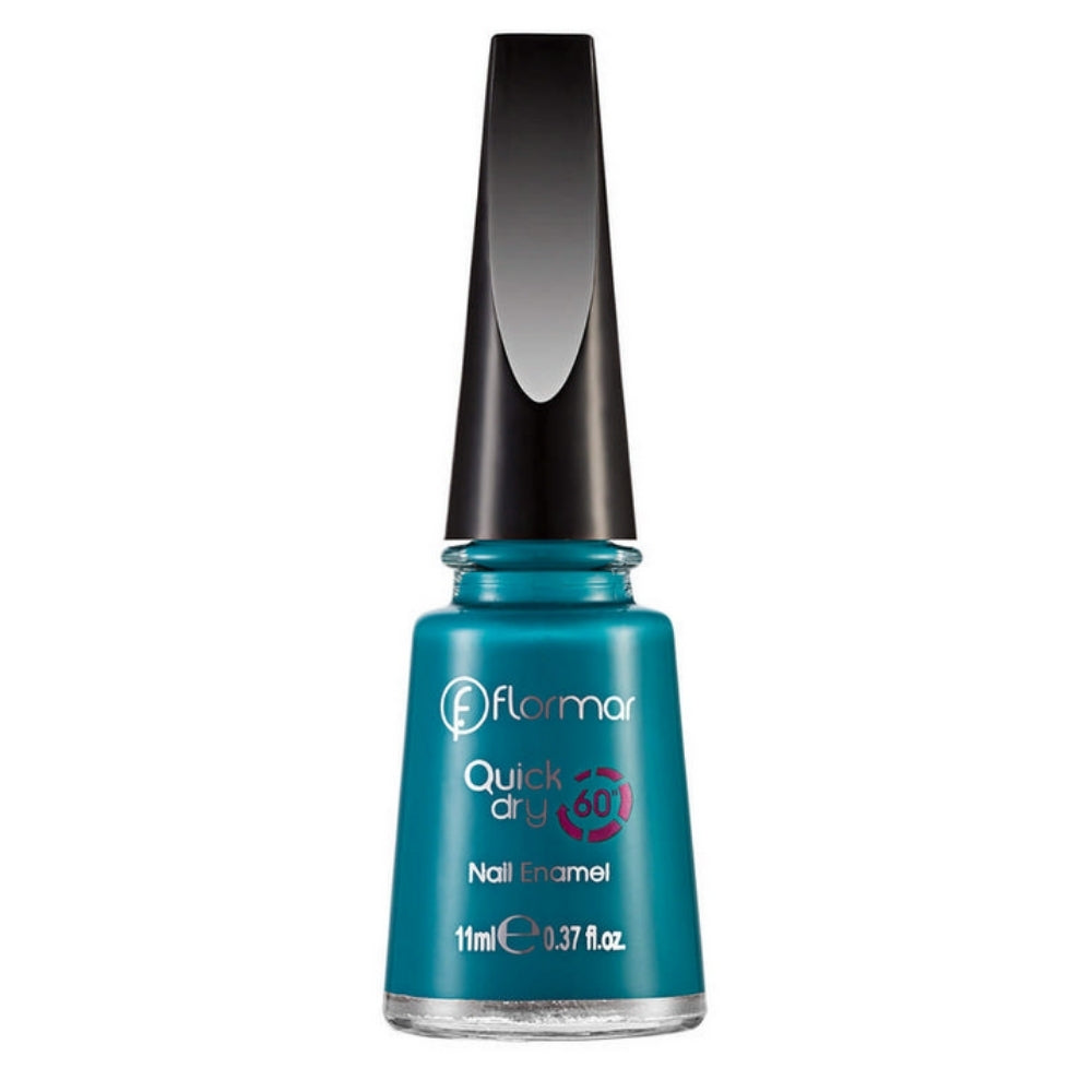 Flormar Quick Dry Nail Enamel QD05 Cyan 11ml